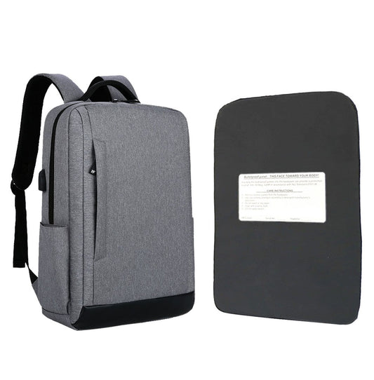 US NIJ IIIA Bulletproof Backpack Insert Level 3A Light Weight Trendy NIJ IIIA Rucksack Laptop for Student