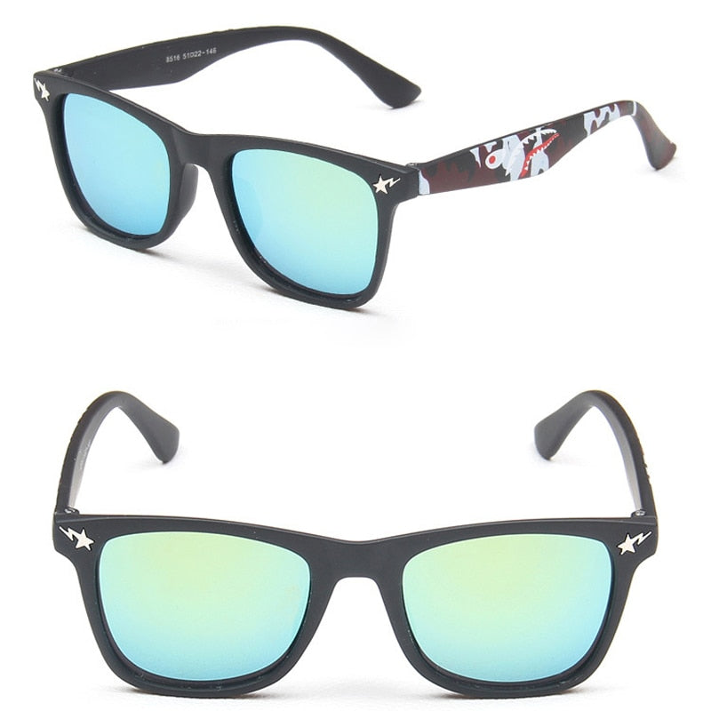 2020 Children's Fashion Sunglasses Square Mirror Sun Glasses Brand Design Sunglasses for Boys and Girls Design Eyewear UA400