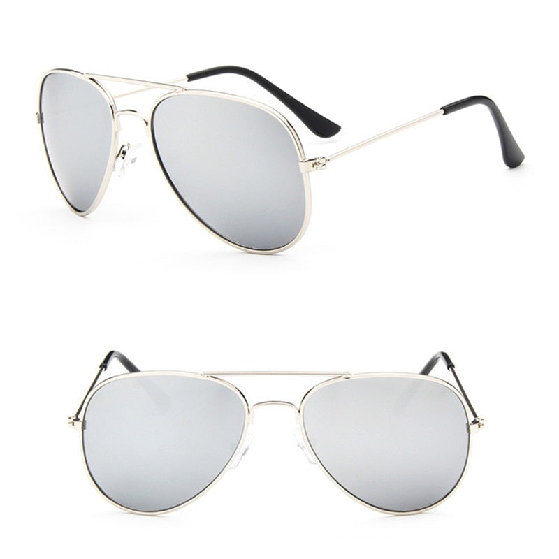 RBROVO 2021 Classic Sunglasses Girls Colorful Mirror Children Glasses Metal Frame Kids Travel Shopping Eyeglasses UV400
