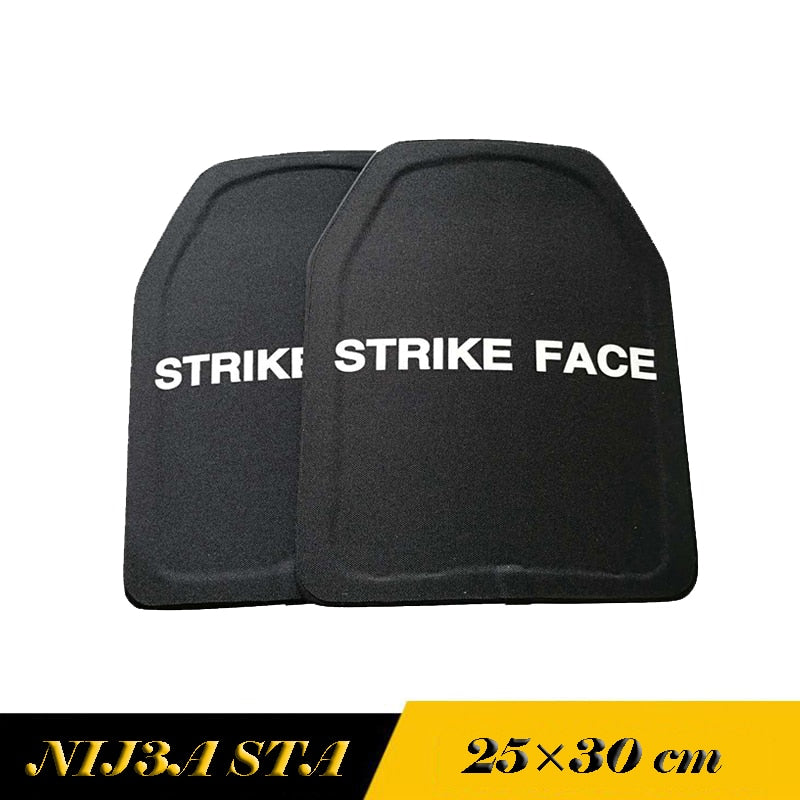 2PCS 25*30cm NIJ IIIA Stand Alone Armor Plate Light Weight PE Bulletproof Backpack Ballistic Panel