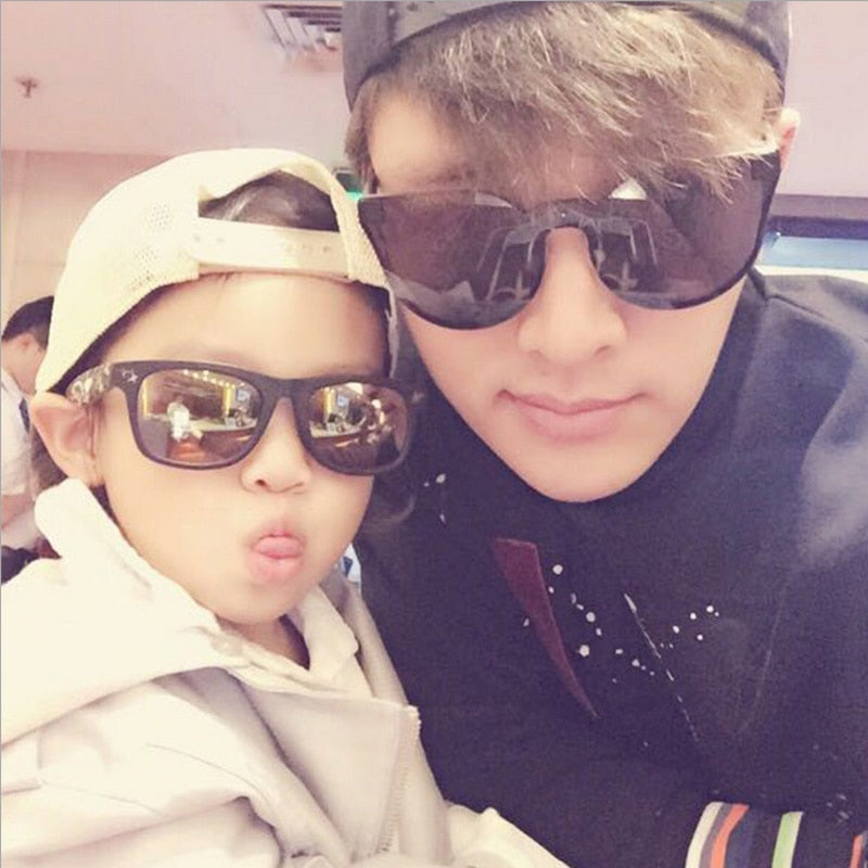 2020 Children's Fashion Sunglasses Square Mirror Sun Glasses Brand Design Sunglasses for Boys and Girls Design Eyewear UA400