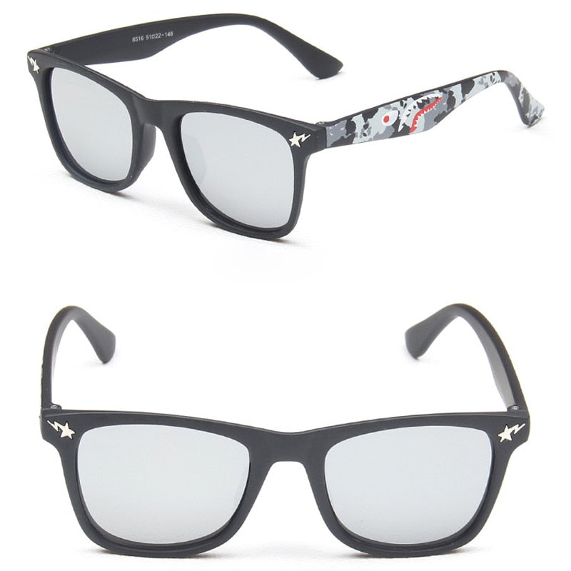 2020 Children's Fashion Sunglasses Square Mirror Sun Glasses Brand Design Sunglasses for Boys and Girls Design Eyewear UA400