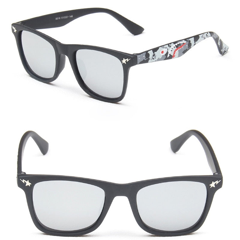 2020 Children's Fashion Sunglasses Square Mirror Sun Glasses Brand Design Sunglasses for Boys and Girls Design Eyewear UA400