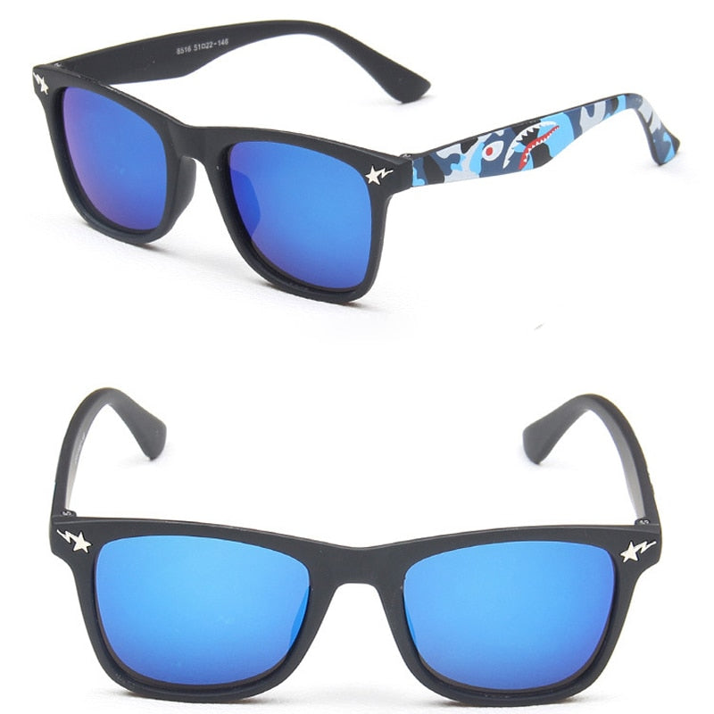 2020 Children's Fashion Sunglasses Square Mirror Sun Glasses Brand Design Sunglasses for Boys and Girls Design Eyewear UA400
