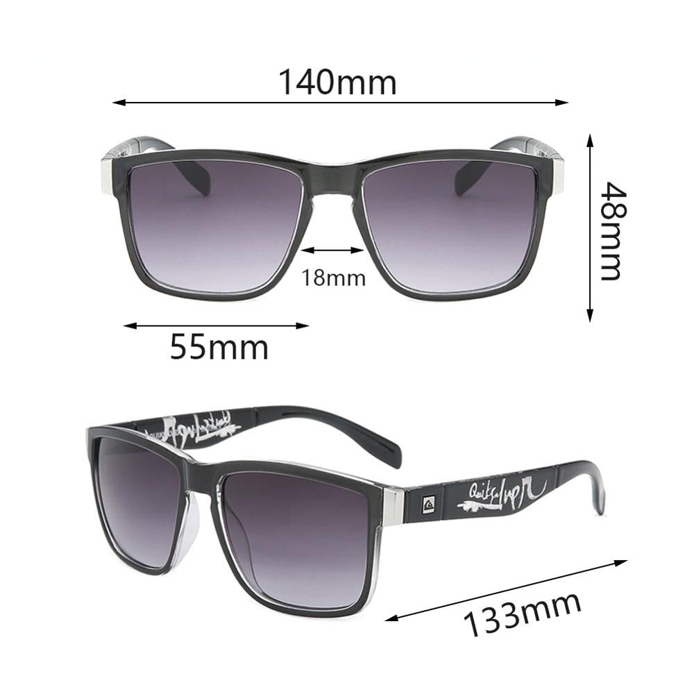 Fashion Wrap Square Frame Retro Decorative Photochromic Classic Sunglasses Women Men Versatile Pattern Sunglasses UV400 Goggles
