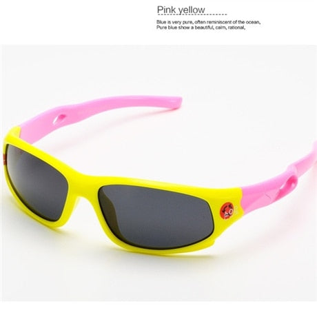 Cute Baby Polarized Sunglasses Kids Child Girls Boys Sport Goggles TR90 Polaroid Sun Glasses Shades Infant oculos S816