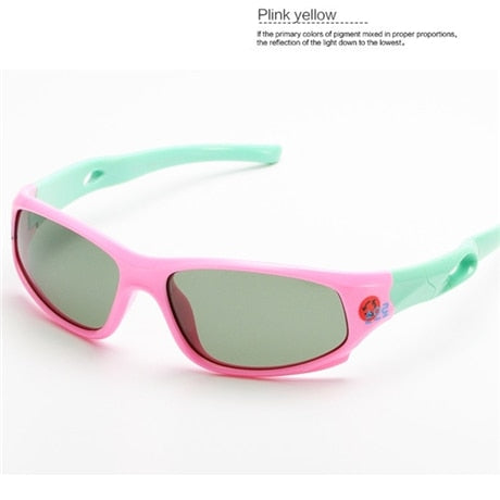 Cute Baby Polarized Sunglasses Kids Child Girls Boys Sport Goggles TR90 Polaroid Sun Glasses Shades Infant oculos S816