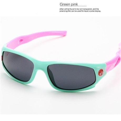 Cute Baby Polarized Sunglasses Kids Child Girls Boys Sport Goggles TR90 Polaroid Sun Glasses Shades Infant oculos S816