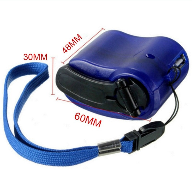 Mini Charger Hand Crank USB Phone Emergency for Camping Hiking Alternator Outdoor Travel Dynamo Camping Equipment Survival Tools